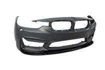 BMW 3. sērija F30/F31 2012–2019 DPT Lip V-1 priekšējā bampera lūpa (M3, melns spīdīgs) foto 13