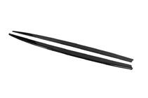 BMW 3. sērija F30/F31 2012–2019 DPT V-1 sliekšņu uzlikas (M-Sport sliekšņiem, melns spīdīgs) foto 4