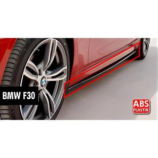 DPT V-1 sliekšņu uzlikas (M-Sport sliekšņiem, melns spīdīgs) BMW 3. sērija F30/F31 2012–2019 foto 1