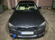 BMW 3. sērija F30/F31 2012–2019 DPT Lip V-2 priekšējā bampera lūpa (M3, melns spīdīgs) foto 6