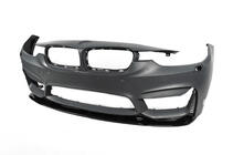 BMW 3. sērija F30/F31 2012–2019 DPT Lip V-2 priekšējā bampera lūpa (M3, melns spīdīgs) foto 14