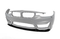 BMW 3. sērija F30/F31 2012–2019 DPT Lip V-2 priekšējā bampera lūpa (M3, melns spīdīgs) foto 10