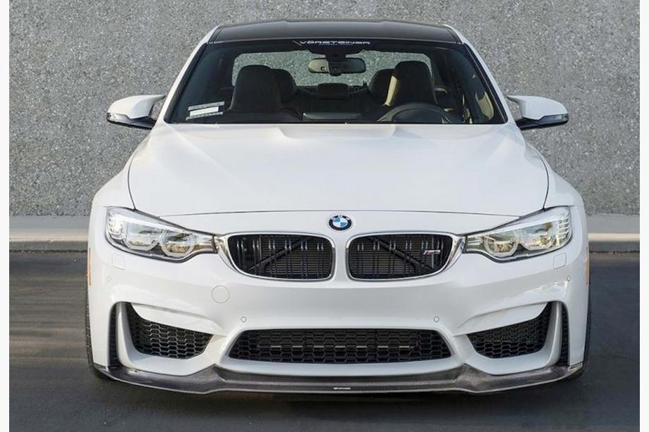 BMW 3. sērija F30/F31 2012–2019 DPT Lip V-2 priekšējā bampera lūpa (M3, melns spīdīgs) Image