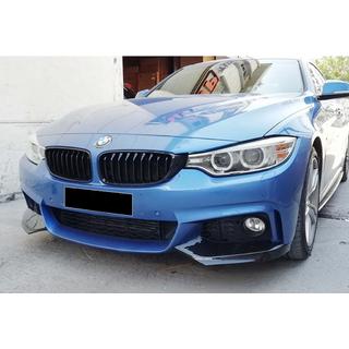 Priekšējā bufera lūpa DPT Flap V-1 (M-Technic, melns spīdīgs) BMW 4 sērija F32/F33/F36 2012–2020 foto 1