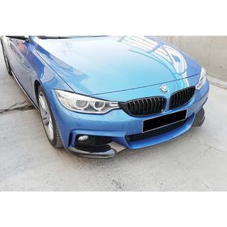 Priekšējā bufera lūpa DPT Flap V-1 (M-Technic, melns spīdīgs) BMW 4 sērija F32/F33/F36 2012–2020 foto 4