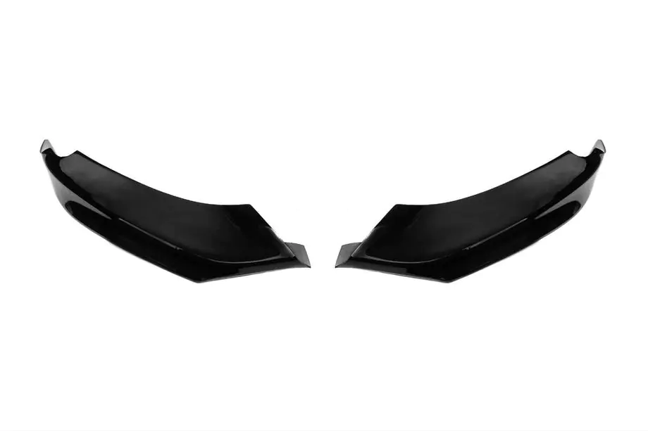 BMW 4 sērija F32/F33/F36 2012–2020 Priekšējā bufera lūpa DPT Flap V-1 (M-Technic, melns spīdīgs) Foto 2
