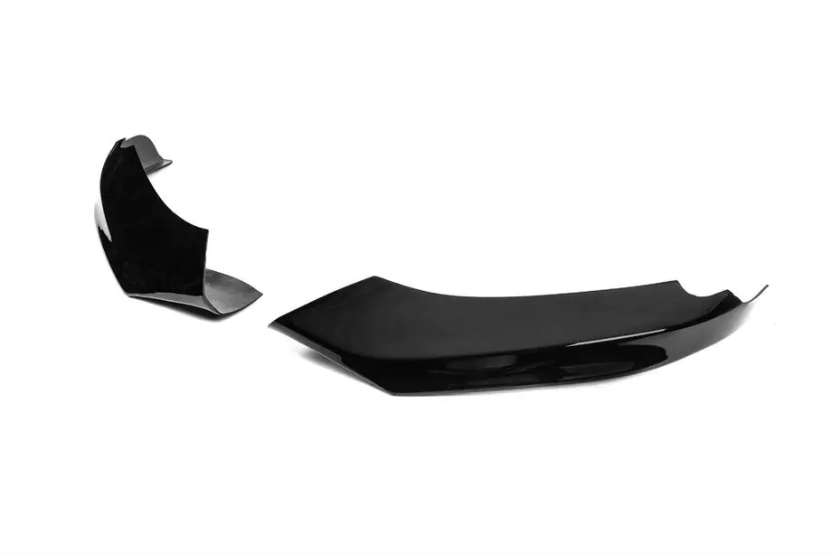 BMW 4 sērija F32/F33/F36 2012–2020 Priekšējā bufera lūpa DPT Flap V-1 (M-Technic, melns spīdīgs) Foto 7