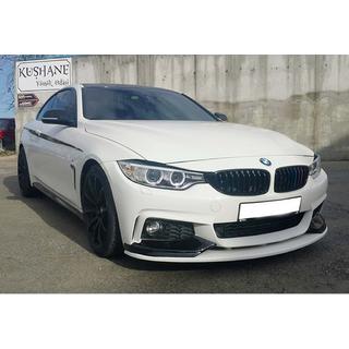 Priekšējā bufera lūpa DPT Flap V-3 (M-Sport, melns spīdīgs) BMW 4 sērija F32/F33/F36 2012–2020 foto 1