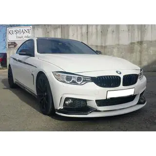 Priekšējā bampera lūpas spoileris DPT LIP V-3 (M-Sport, spīdīgi melns) foto 1