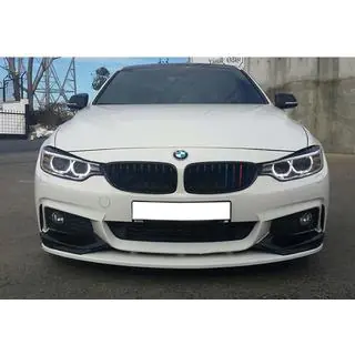 Priekšējā bampera lūpas spoileris DPT LIP V-3 (M-Sport, spīdīgi melns) foto 4