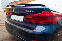 BMW 5. sērija G30/G31 2017–2023 Spoileris M4-Style (melns spīdīgs) foto 2