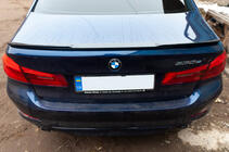 BMW 5. sērija G30/G31 2017–2023 Spoileris M4-Style (melns spīdīgs) foto 12