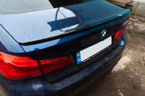 BMW 5. sērija G30/G31 2017–2023 Spoileris M4-Style (melns spīdīgs) foto 10