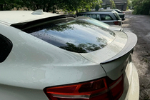 BMW X6 E71 2008–2014 DPT spoileris (spīdīgi melns) foto 4