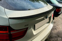 BMW X6 E71 2008–2014 DPT spoileris (spīdīgi melns) foto 5