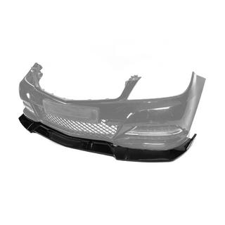Priekšējā bufera lūpa DPT V1 (2011-2015, melns spīdīgs) Mercedes C klase W204 2007–2015 foto 2