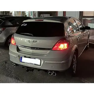 Universāls aizmugurējais difuzors DPT V-7 (ABS) (matēts melns) foto 3