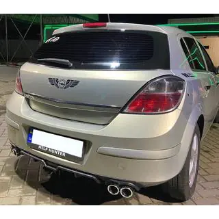 Universāls aizmugurējais difuzors DPT V-7 (ABS) (matēts melns) foto 2
