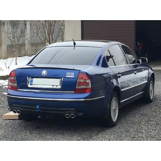 Universāls aizmugurējais difuzors DPT V-9 (ABS) (melns matēts) foto 2