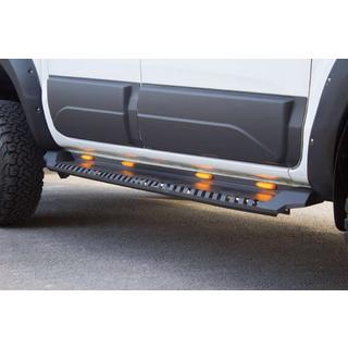 Dakar V1 sānu kāpšļi ar LED (2019+, 2 gab., metāls) Mitsubishi L200 2015–2024 foto 4