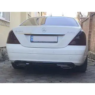 Universāls aizmugurējais difuzors DPT Sport V-1 (pelēks + matēti melns) foto 2