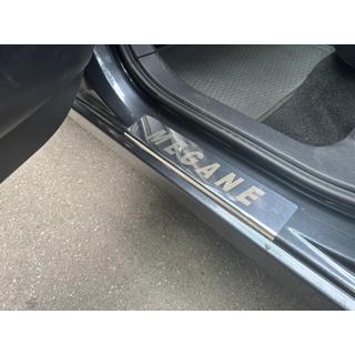 Durvju sliekšņu uzlikas (Carmos, 4 gab., tērauds) Renault Megane II 2004–2009 foto 3