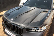 BMW X5 G05 2019–2026 Oglekļa šķiedras motora pārsegs V2 (G05/F95) foto 1