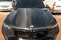 BMW X5 G05 2019–2026 Oglekļa šķiedras motora pārsegs V2 (G05/F95) foto 2