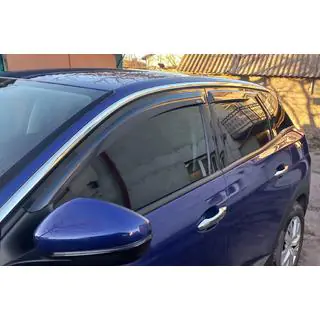 Logu vēja deflektori (4 gab., DPT) Peugeot 3008 2016–2023 foto 2