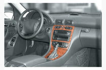 Mercedes C-class W203 2000–2007 Paneļa uzlikas Koks foto 3