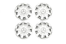Mercedes Sprinter W907/W910 2018– Riteņu dekoratīvie vāciņi pelēki ABS (ar 1 apmali, 4 gab.) foto 1