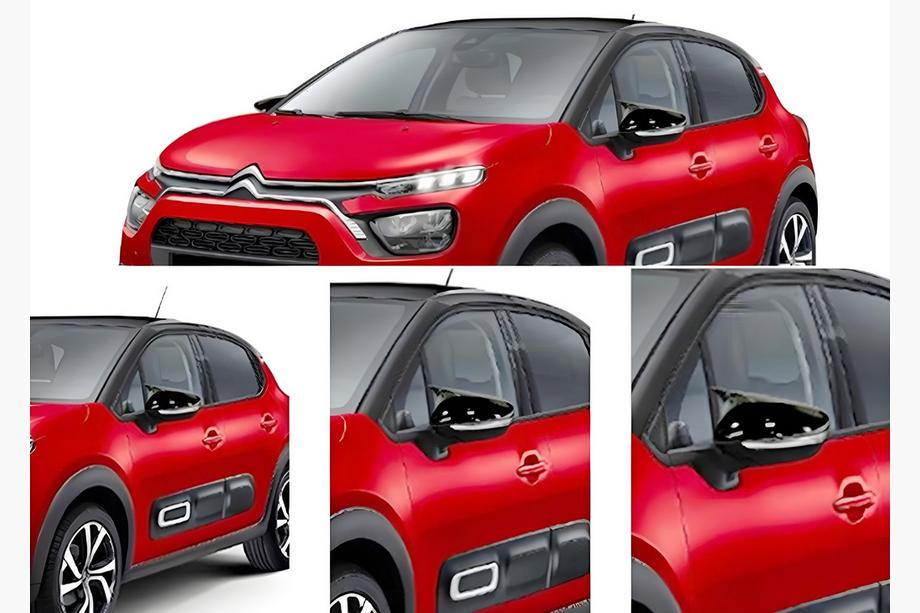 Citroen C-3 2016–2023 Spoguļu uzlikas BMW-Style (2017-2021, 2 gab.) Foto 7