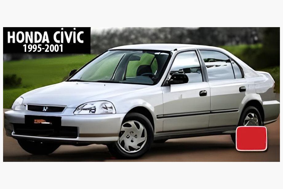 Honda Civic 1995–2001 Spoguļu vāciņi BMW-Style (2 gab.) Foto 7