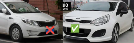 Kia Rio 2012–2017 Spoguļu uzlikas BMW-Style (bez pagrieziena rādītāja, 2 gab.) foto 2