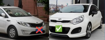 Kia Rio 2012–2017 BMW-Style spoguļu uzlikas (ar pagrieziena rādītāju, 2 gab.) foto 2