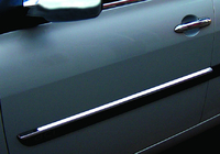 Renault Megane II 2004–2009 Šaurā durvju līste 2006-2010 (4 gab., nerūsējošais tērauds) foto 1