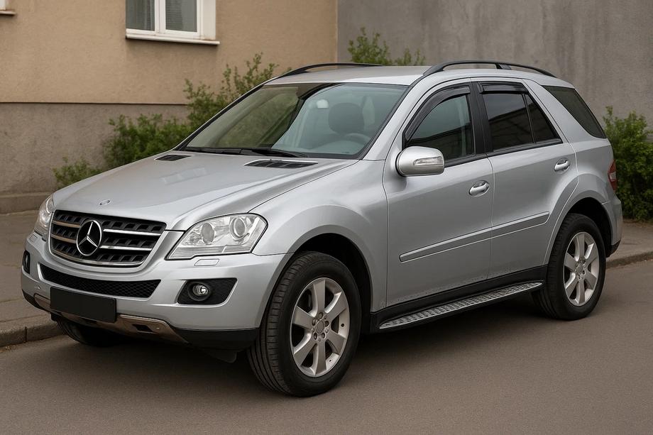 Mercedes ML W164 2005–2011 Logu vēja deflektori, ieliekamie (4 gab., Esa) Image