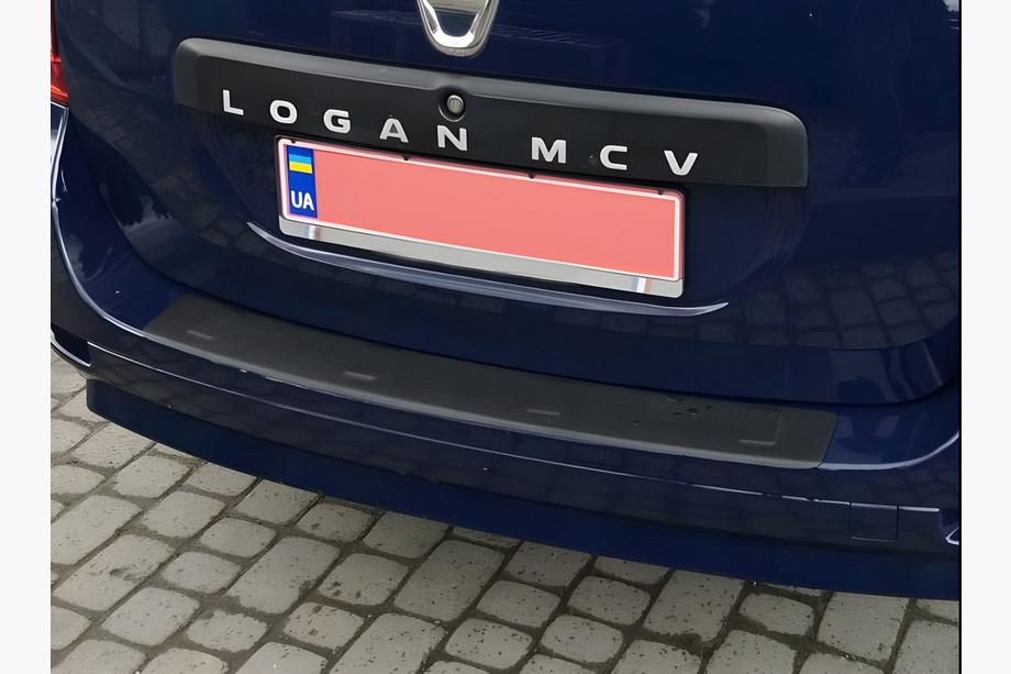 Renault Logan MCV 2013–2022 Aizmugurējā bampera uzlika (ABS, Esa) Image