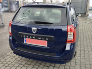 Dacia Logan MCV 2013–2020 Aizmugurējā bampera uzlika (ABS, Esa) foto 3