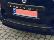 Dacia Logan MCV 2013–2020 Aizmugurējā bampera uzlika (ABS, Esa) foto 1