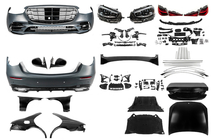 Mercedes S-class W221 2005–2013 W223 AMG Line restailinga komplekts foto 2