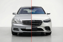 Mercedes S-class W221 2005–2013 W223 AMG Line restailinga komplekts foto 1