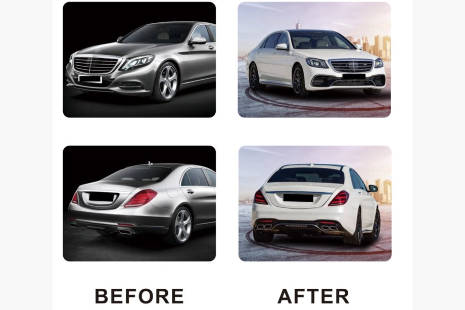 Mercedes S-class W222 2013–2022 Restailinga komplekts S63 AMG-2018 Image
