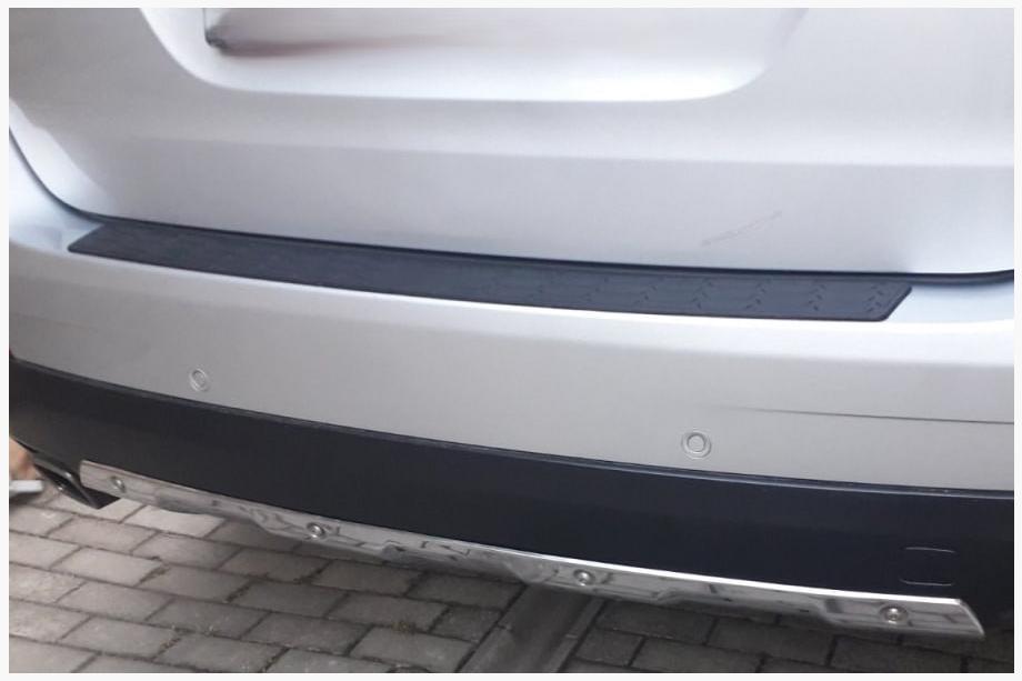 Mercedes GL class X164 2006–2012 Aizmugurējā bampera uzlika DPT V-2 (ABS) (90 cm, matēti melna) Image