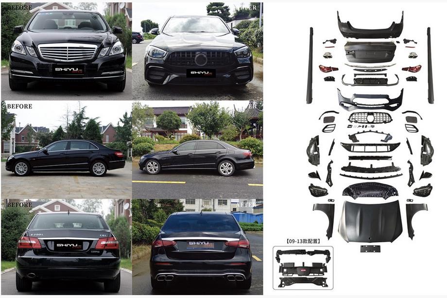 Mercedes E-class W212 2009–2016 Restailinga (facelift) komplekts W213 E63 AMG 2024 Image