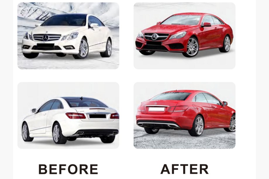 Mercedes E-klase kupeja C207 2010–2017 AMG 2017 restailinga komplekts Image