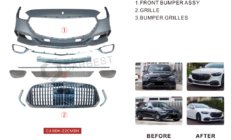 Mercedes C klase W206 2022– Priekšējais buferis samontēts (Maybach) foto 2