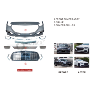 Priekšējais buferis samontēts (Maybach) Mercedes C klase W206 2022– foto 2