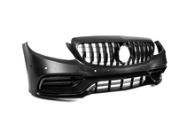 Mercedes C-class W205 2014–2021 Virsbūves komplekts ar difuzoru Coupe (AMG C63-designs 2018-2021) foto 6
