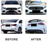Mercedes A-class W177 2018– AMG A45 virsbūves komplekts (type-B) foto 1